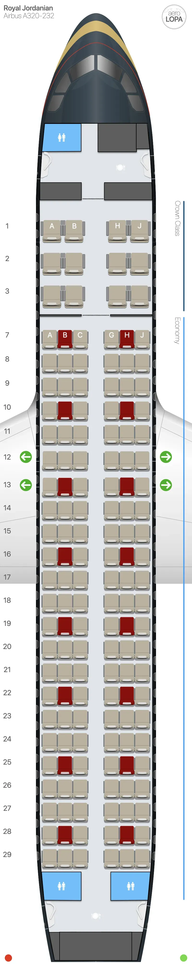 rj-320-1 seat map