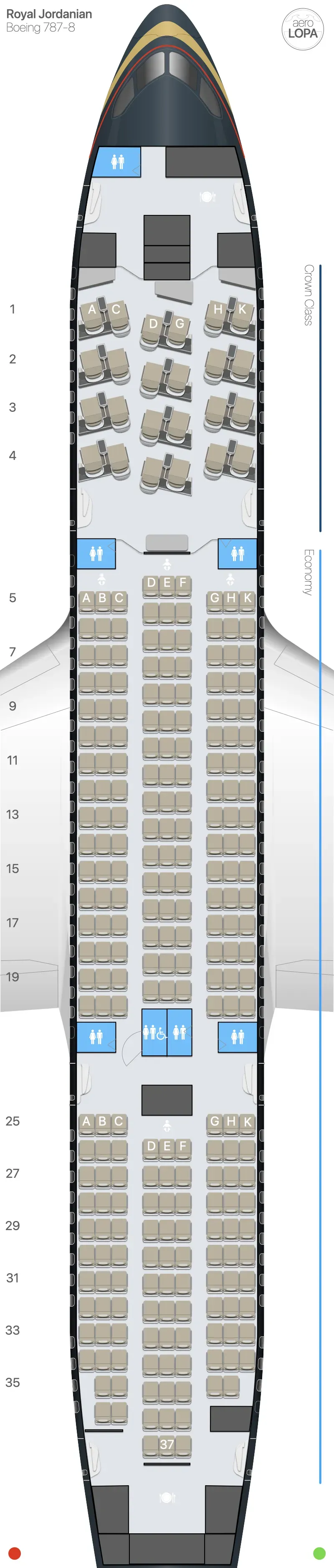 rj-788 seat map