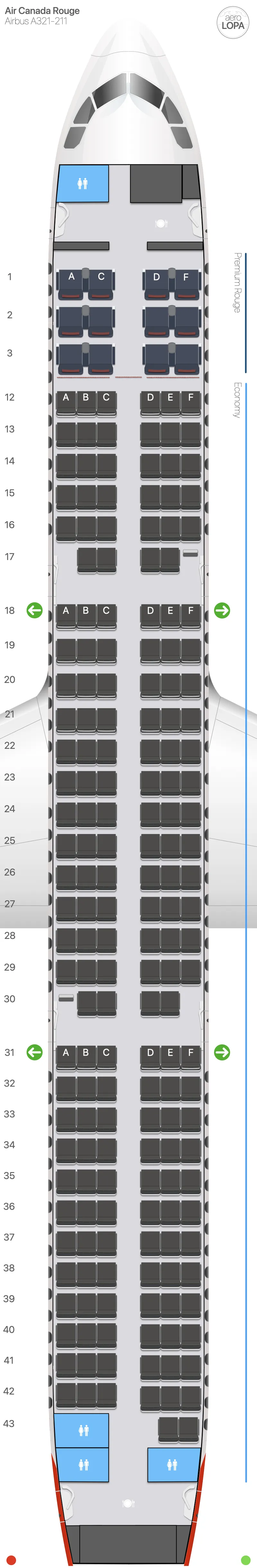 rv-321 seat map