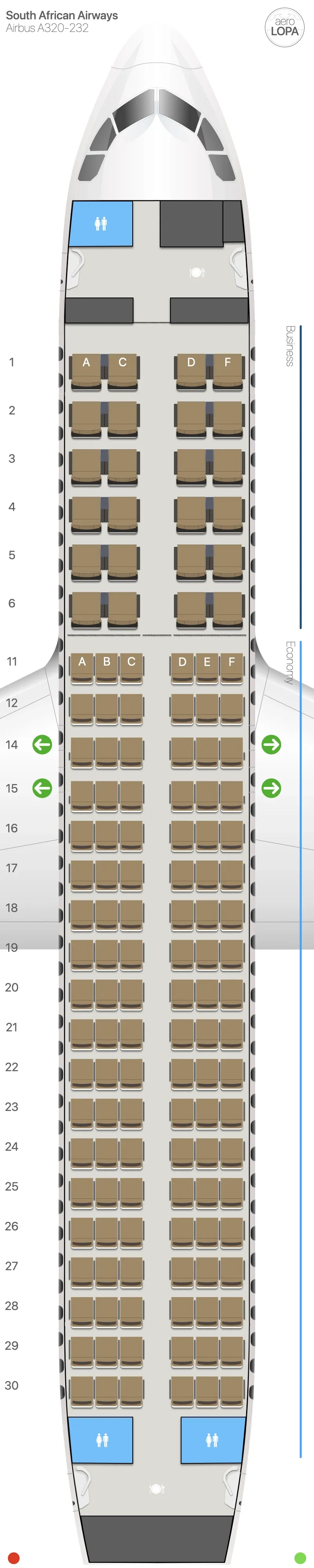 sa-320-1 seat map