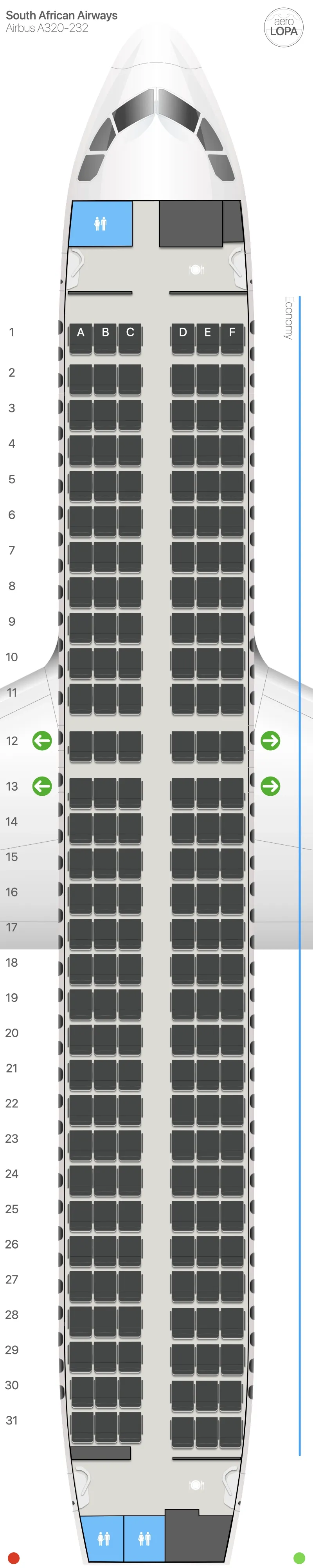 sa-320-2 seat map