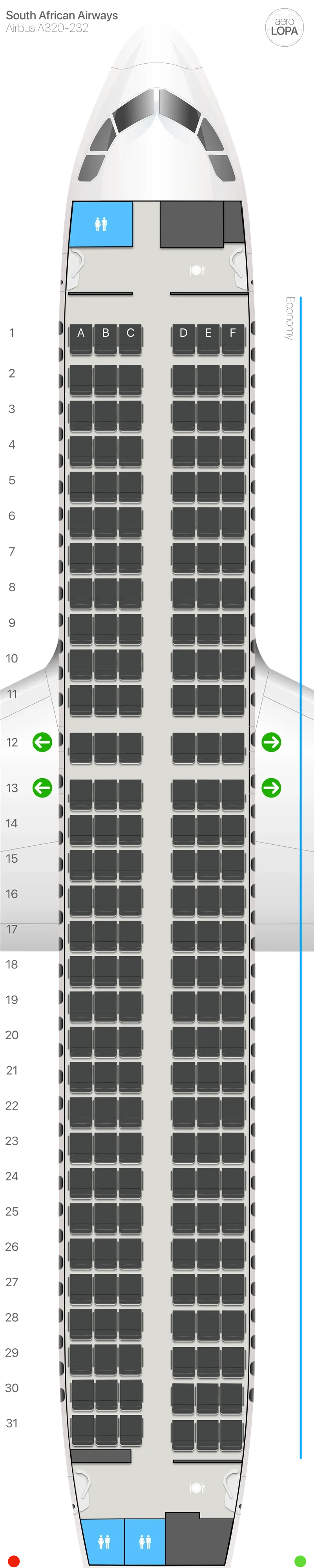 sa-320-2 seat map