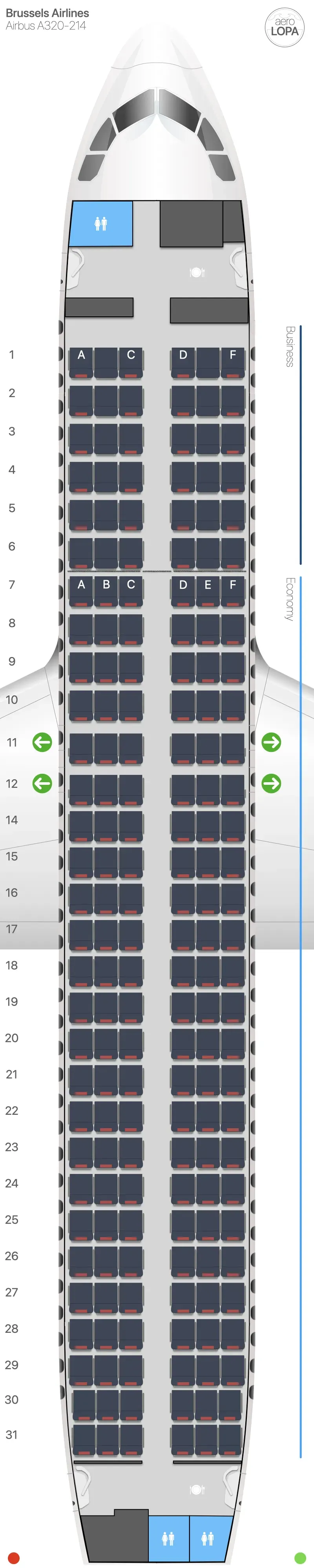 sn-320 seat map