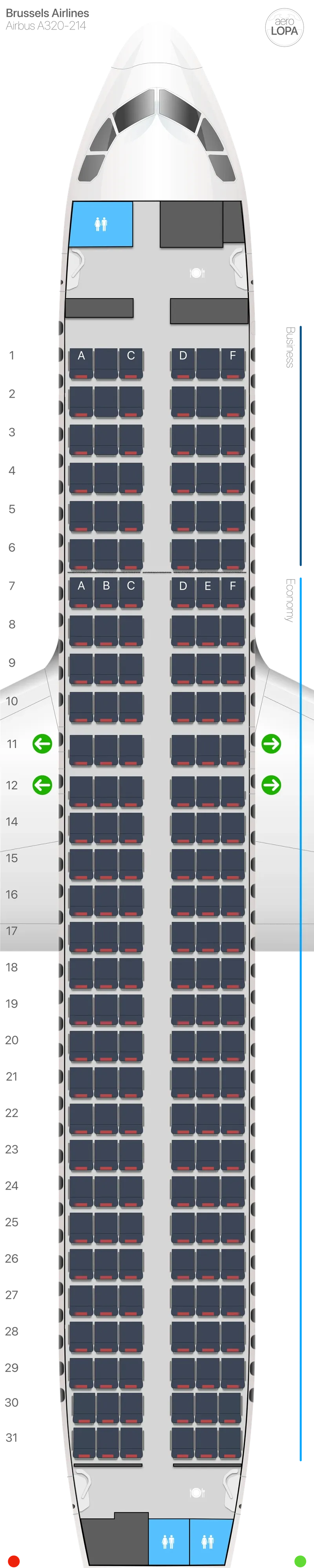 sn-320 seat map