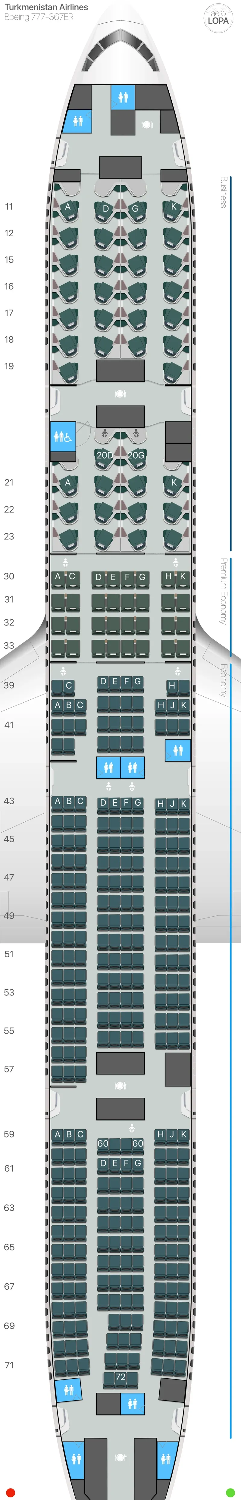 t5-77w seat map