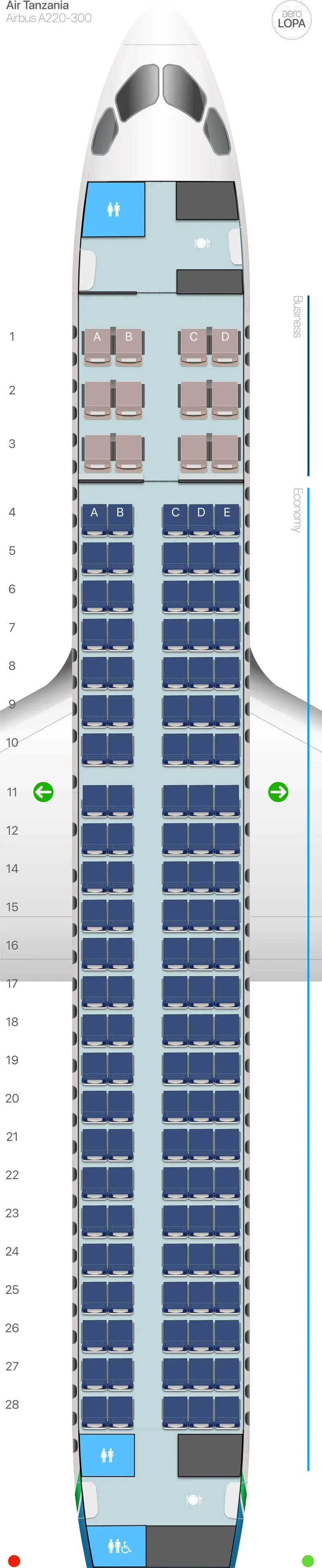 tc-223 seat map