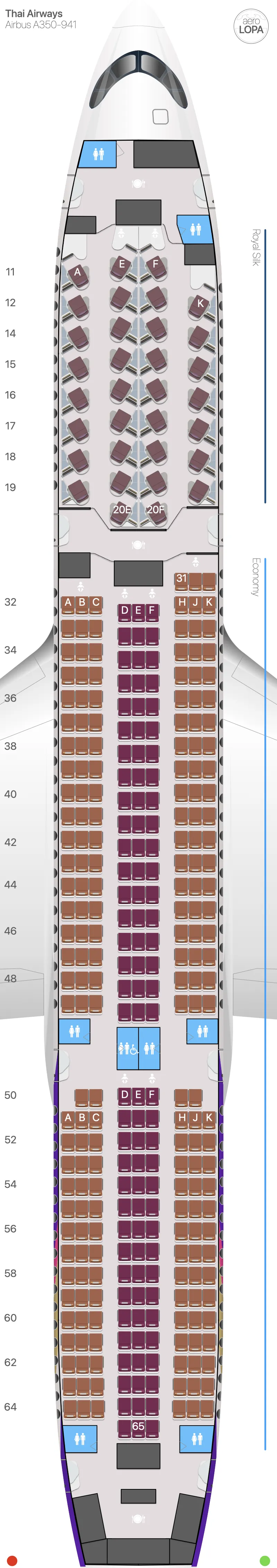 tg-35b seat map