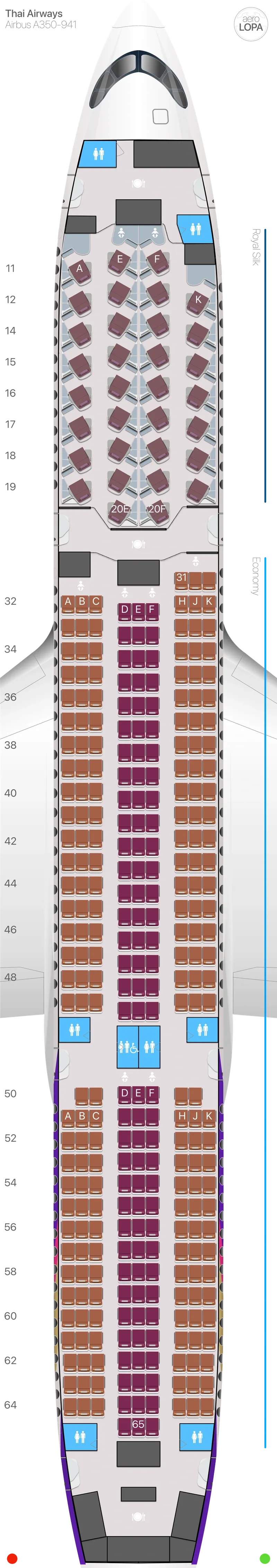 tg-35b seat map