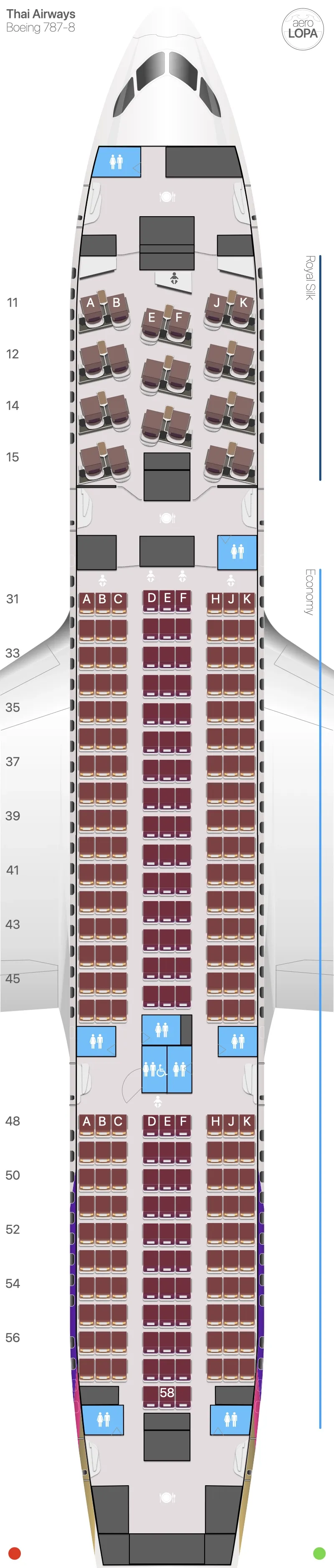 tg-788 seat map