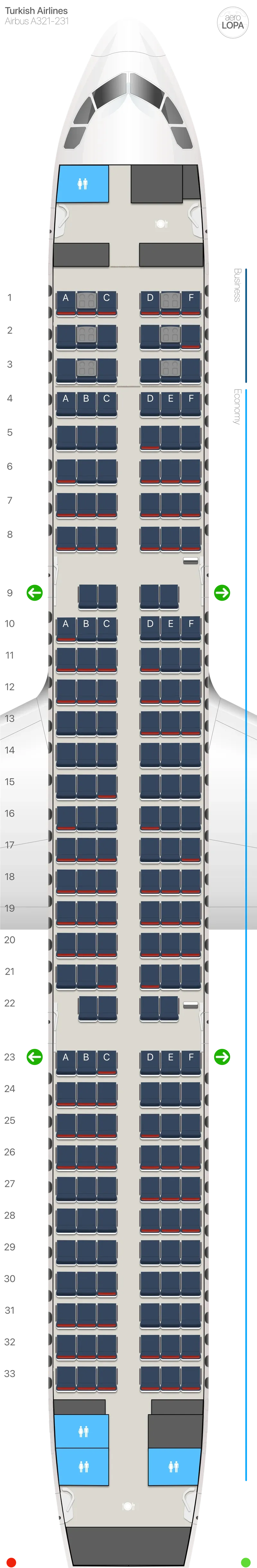 tk-321-1 seat map