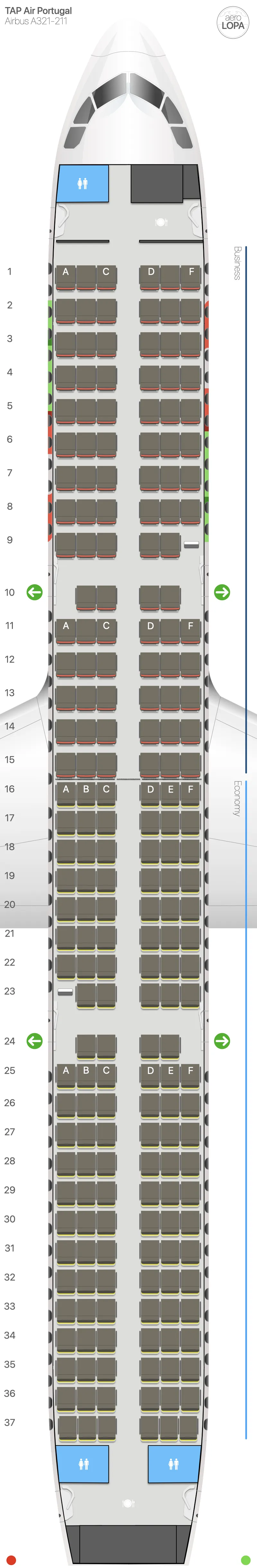 tp-321 seat map