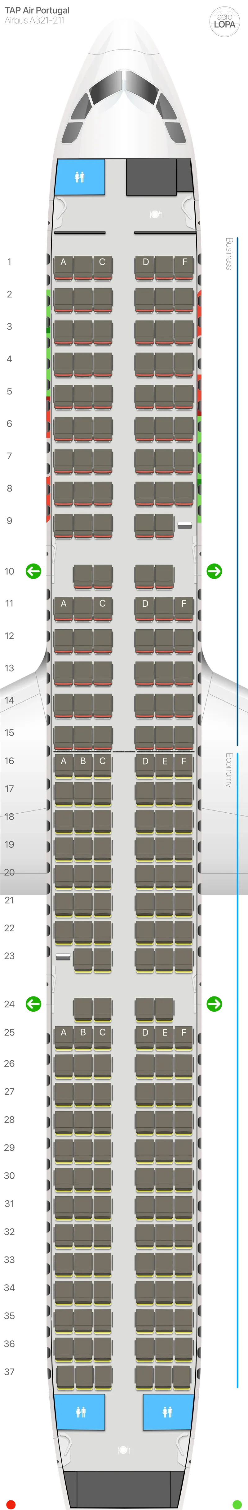 tp-321 seat map