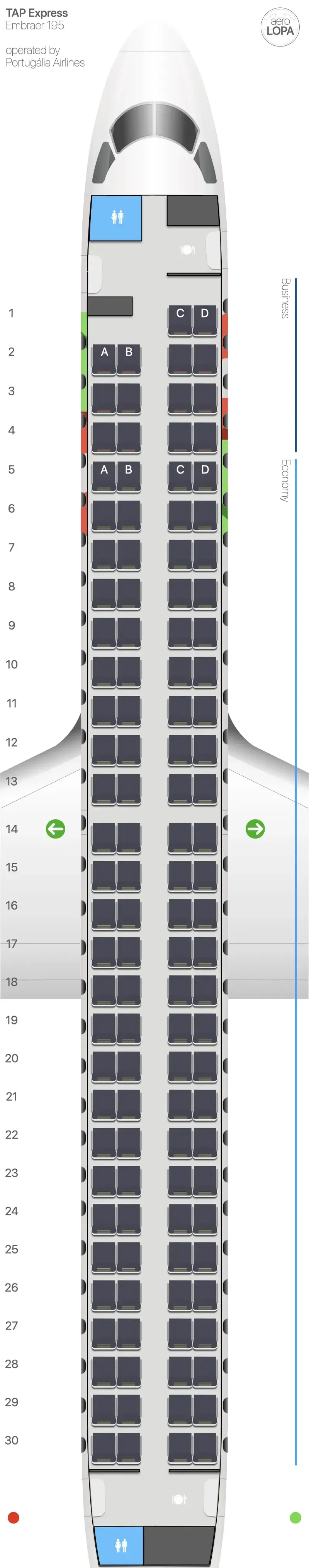 tp-e95 seat map
