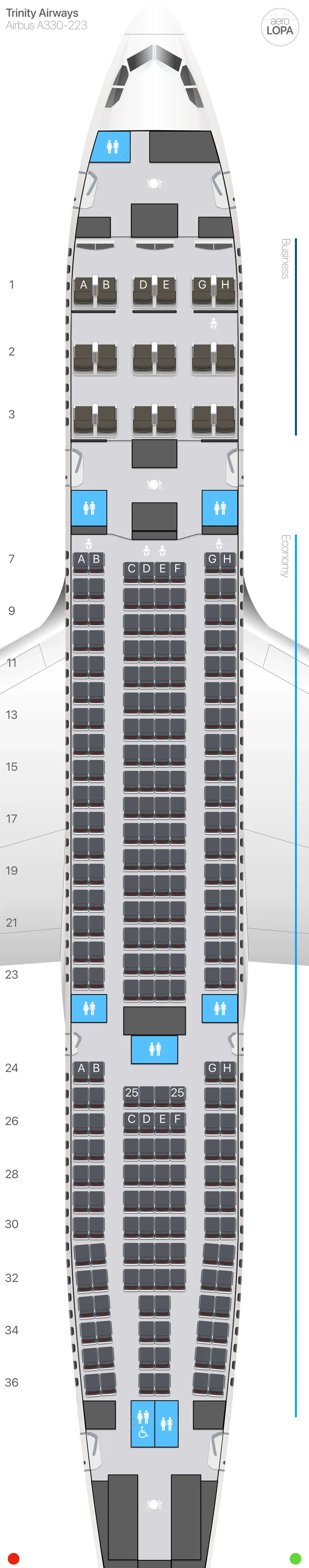 tw-332-1 seat map