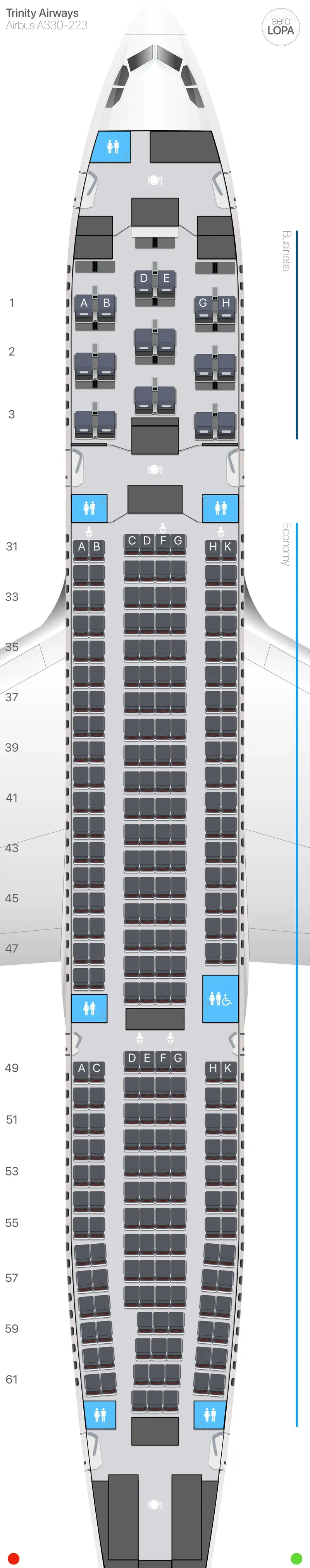 tw-332-2 seat map