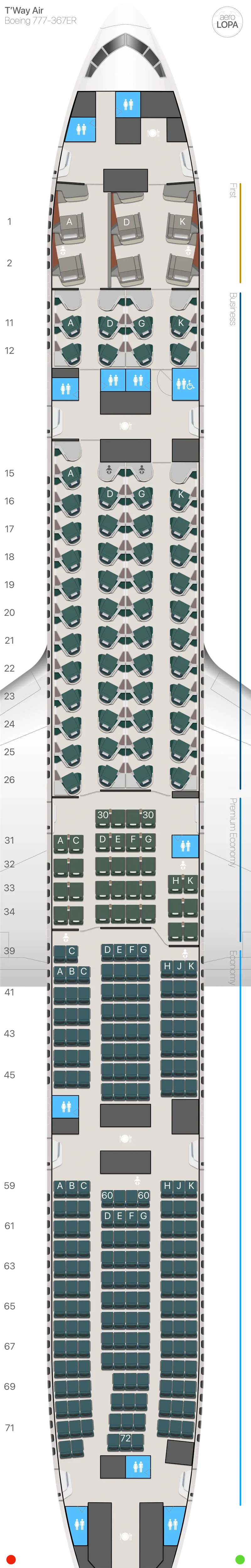 tw-77w-1 seat map