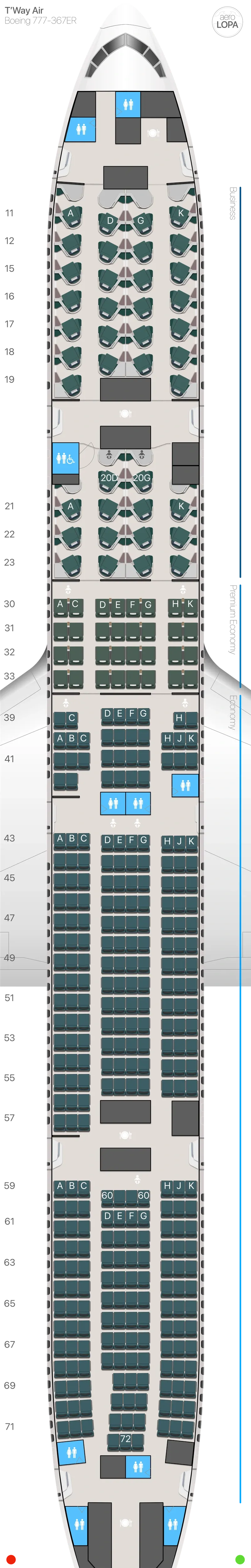 tw-77w-2 seat map