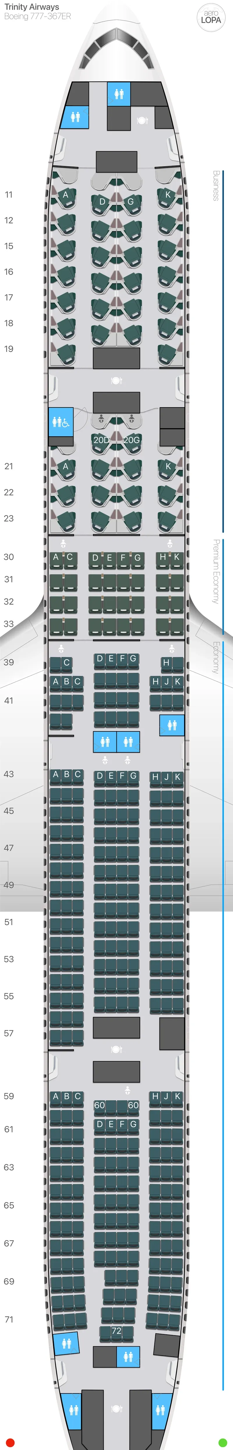 tw-77w-2 seat map