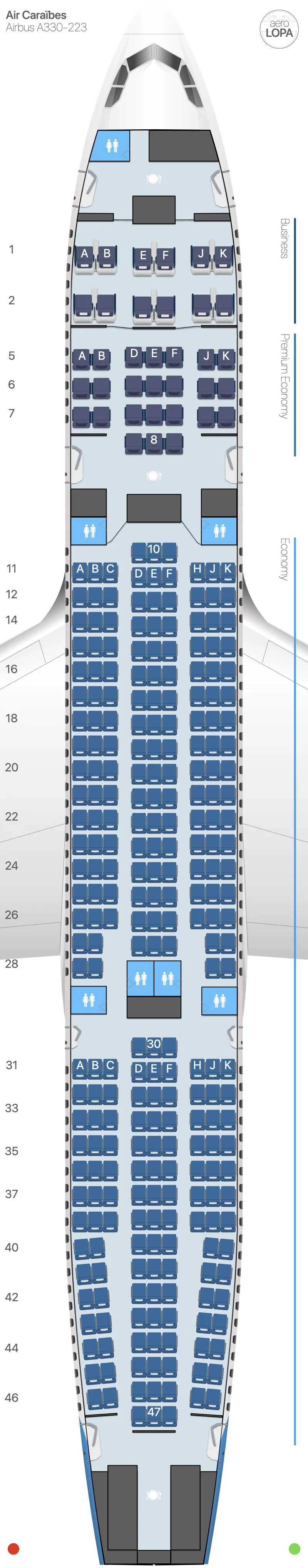 tx-332 seat map