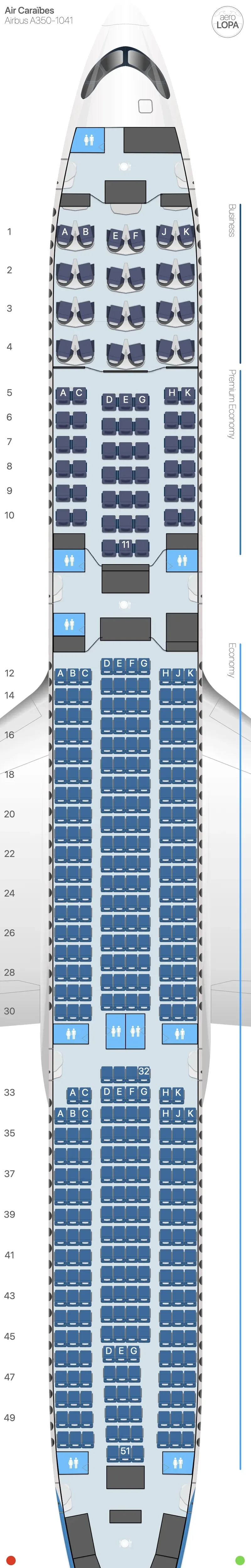tx-351 seat map