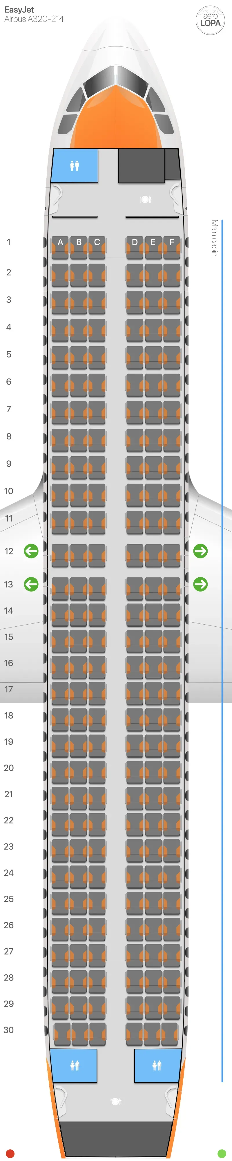u2-320-2 seat map