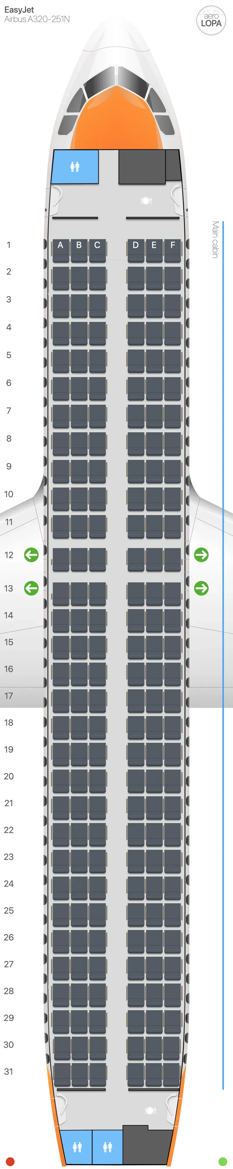 u2-32n seat map