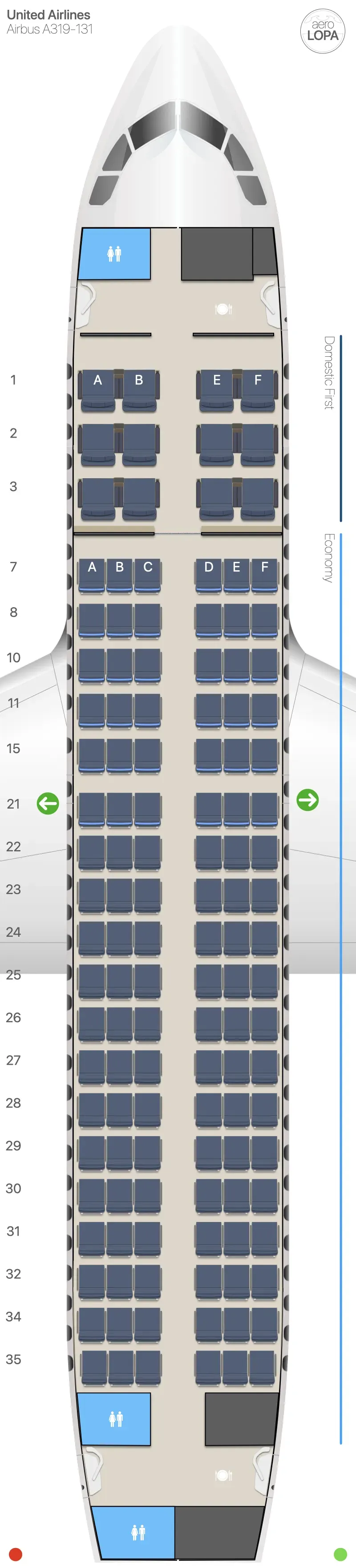 ua-19f seat map