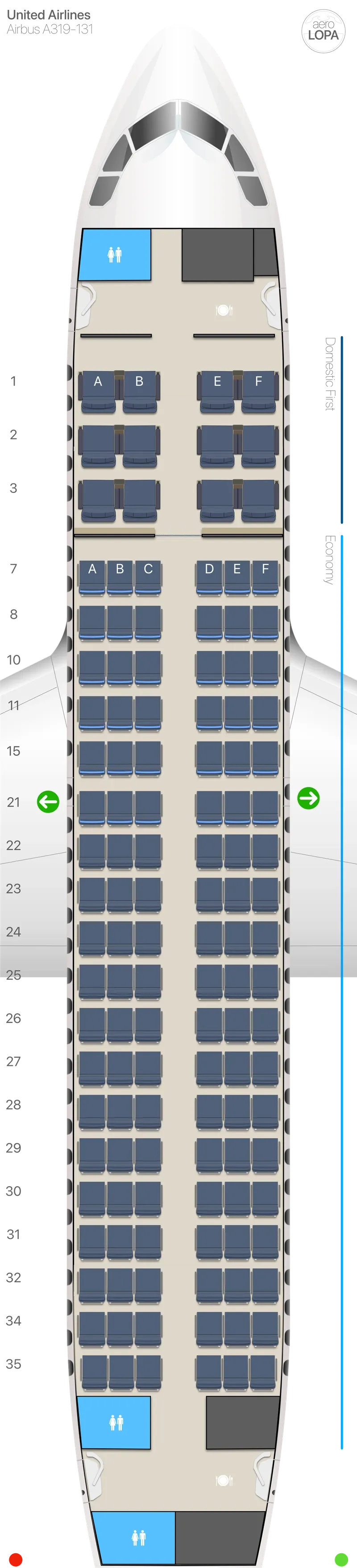 ua-19f seat map