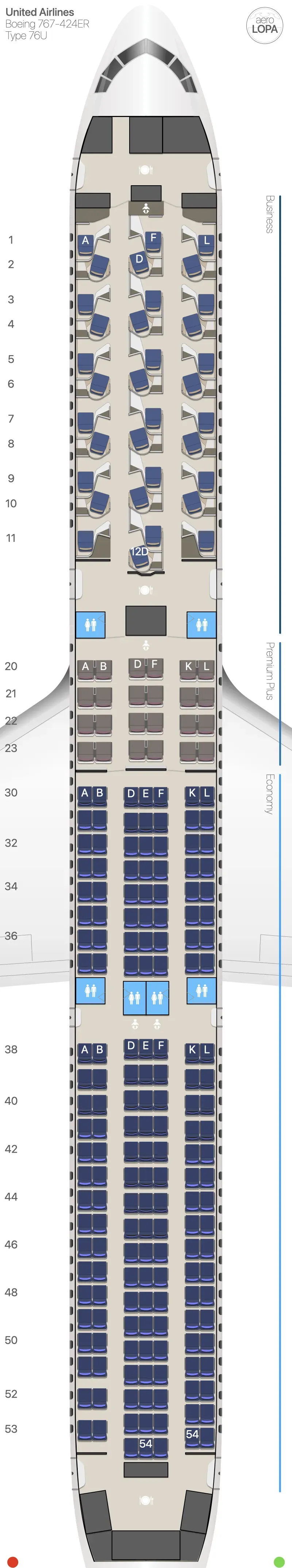ua-76u seat map