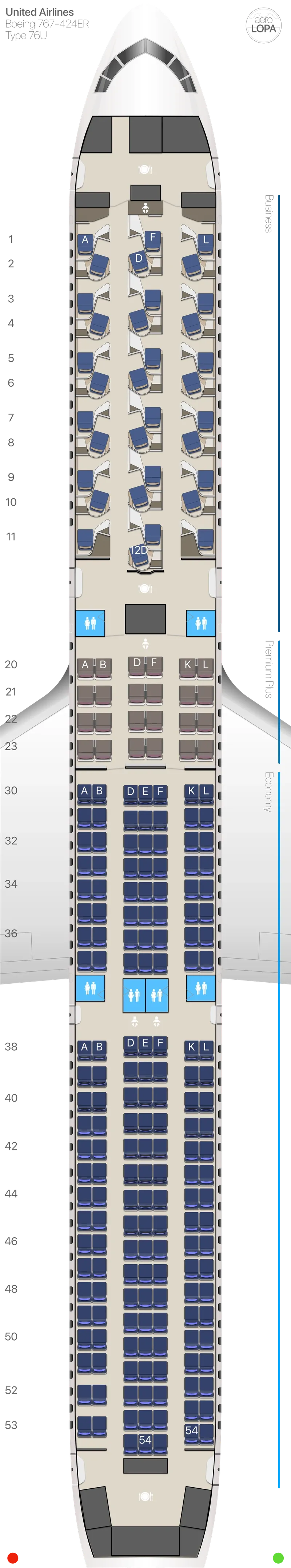 ua-76u seat map