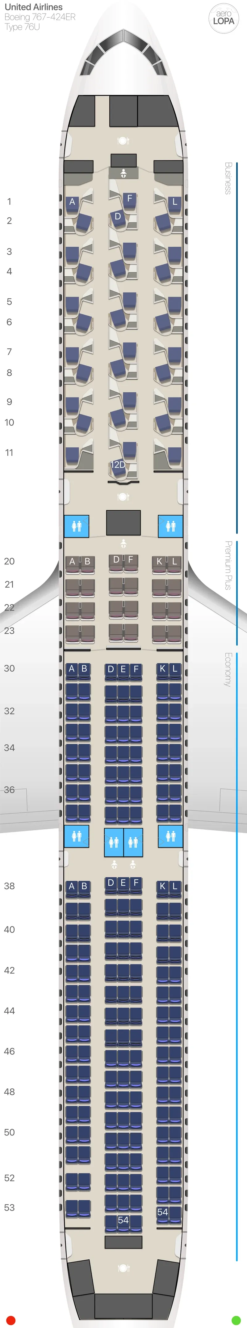ua-76u seat map