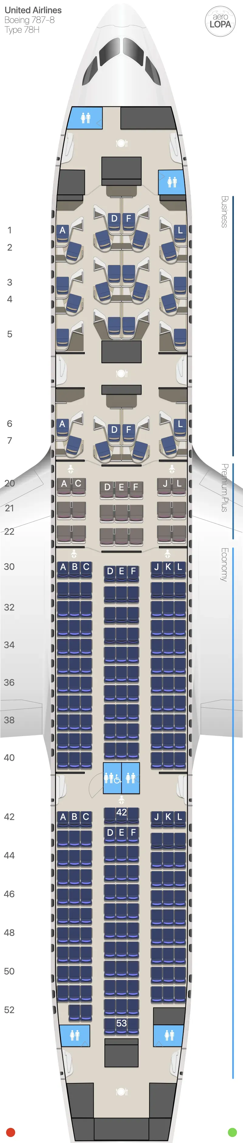 ua-78h seat map