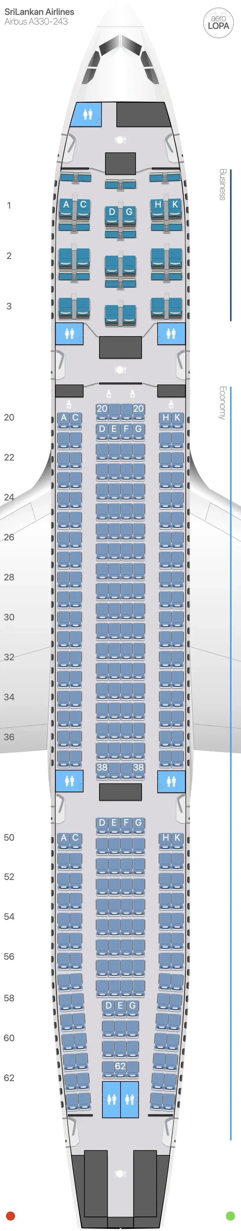 ul-332-2 seat map