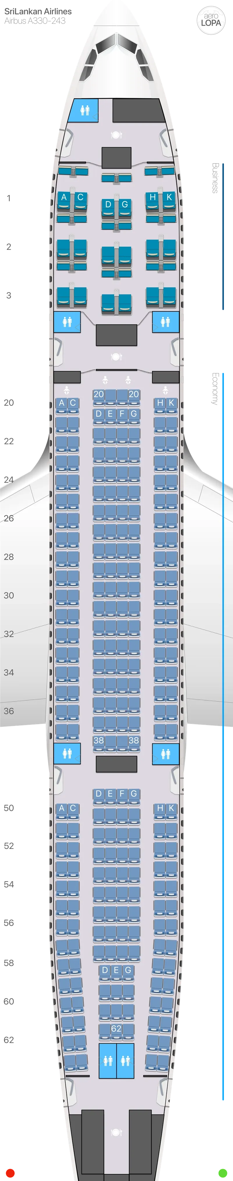 ul-332-2 seat map