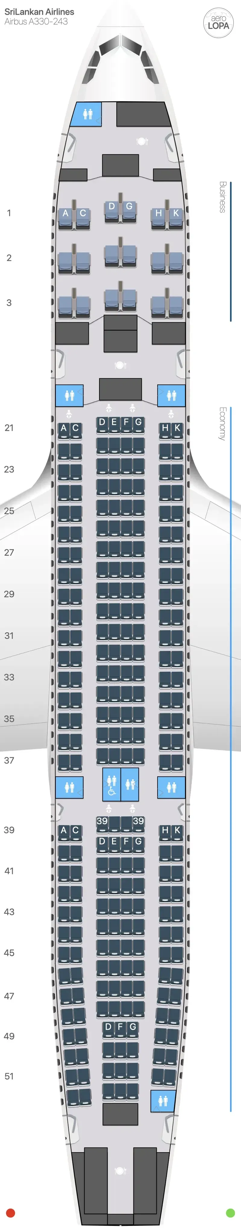 ul-332-3 seat map