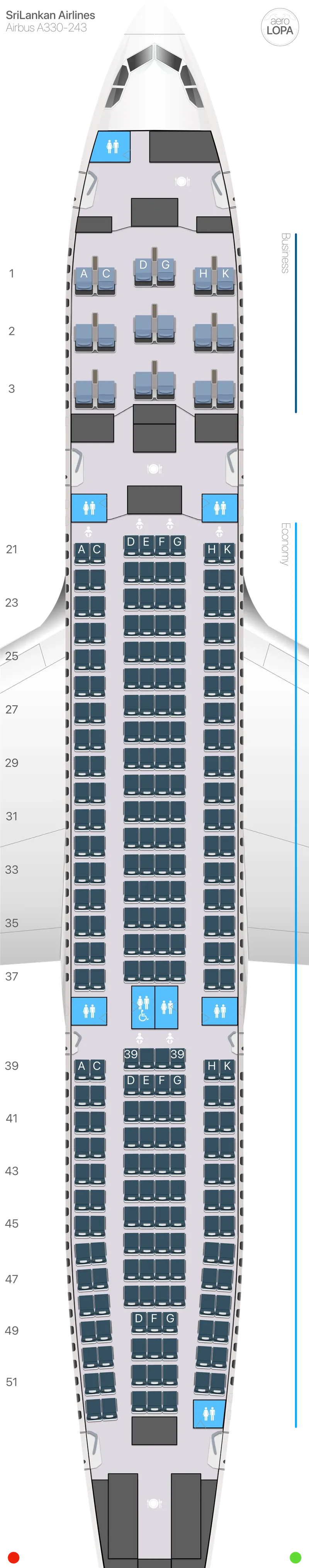 ul-332-3 seat map