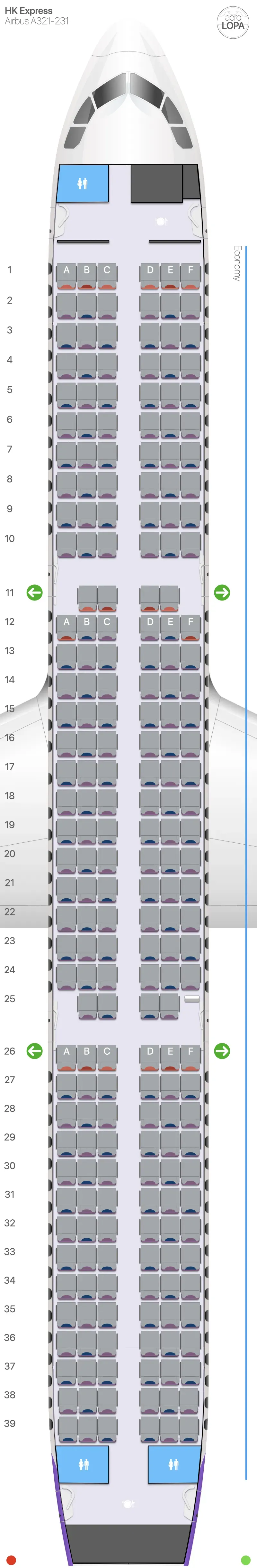 uo-321 seat map