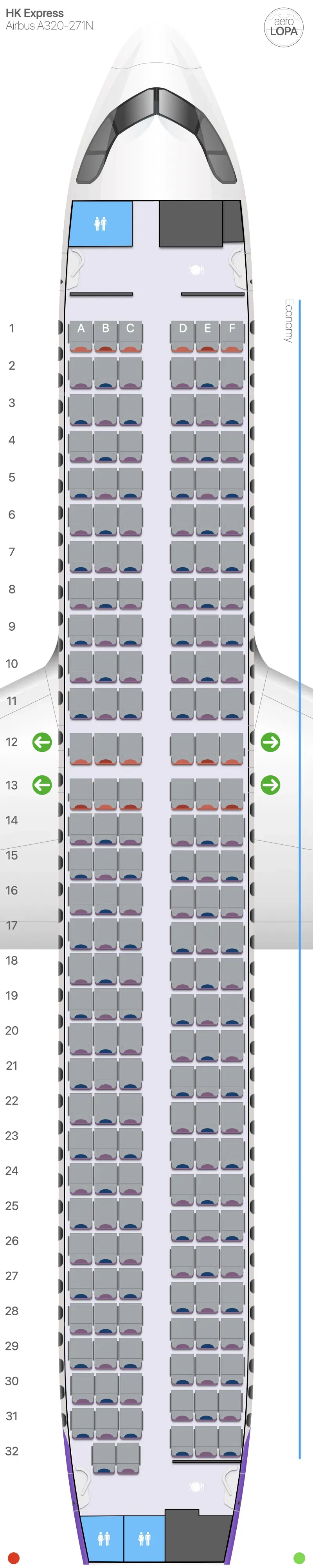 uo-32n seat map