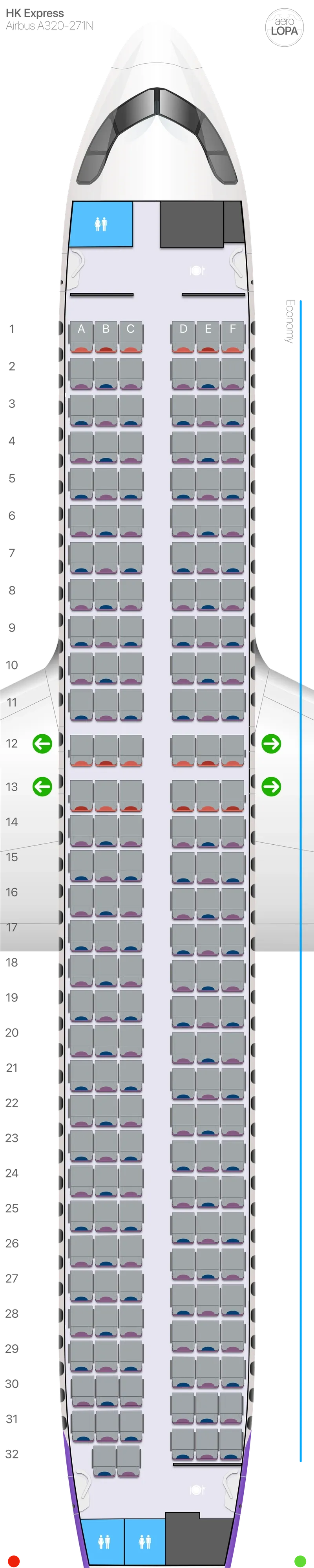 uo-32n seat map