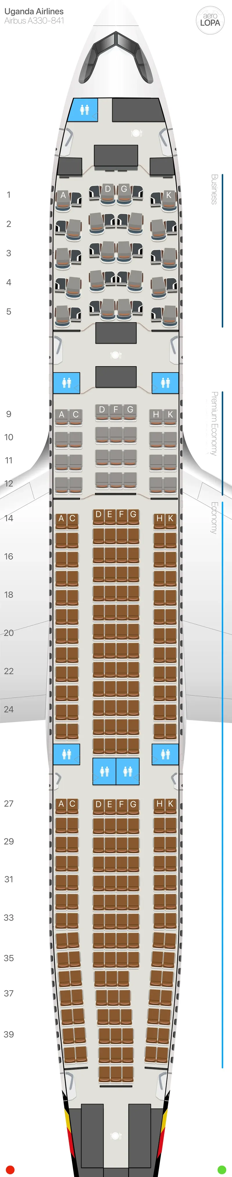 ur-338 seat map
