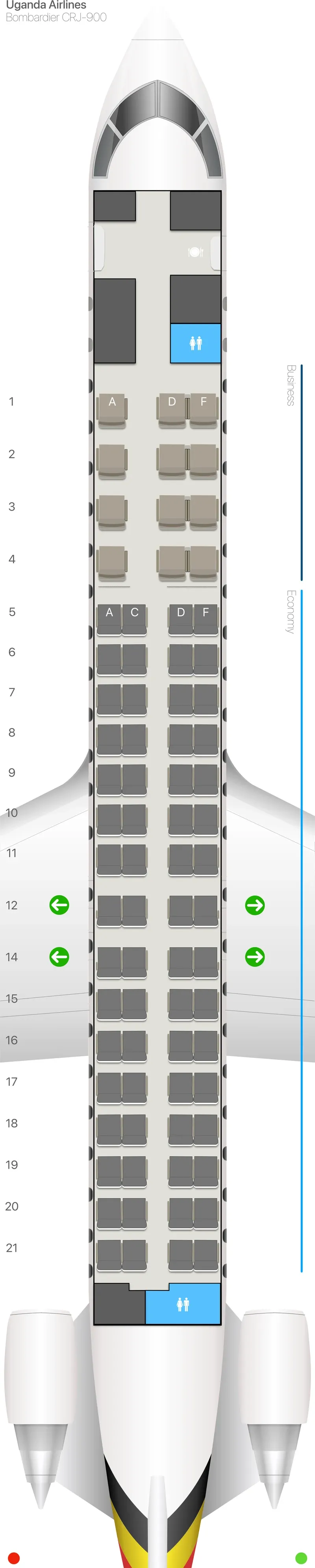ur-cr9 seat map