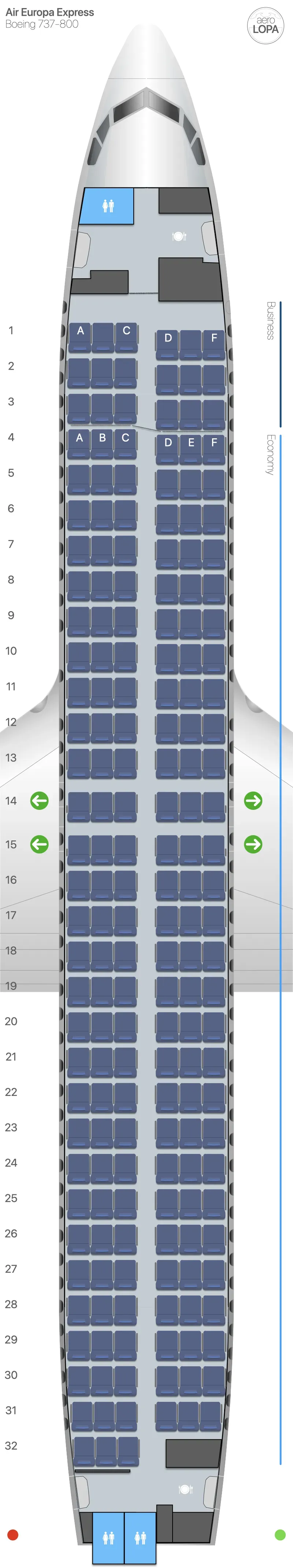 ux-738-2 seat map