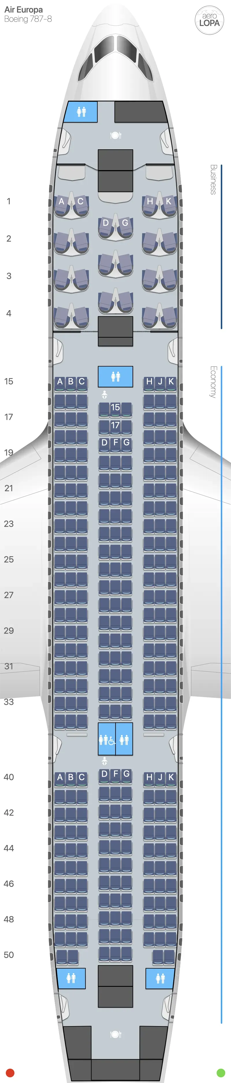 ux-788-1 seat map