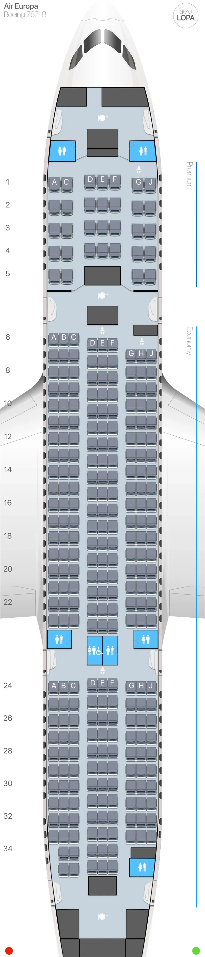 ux-788-2 seat map