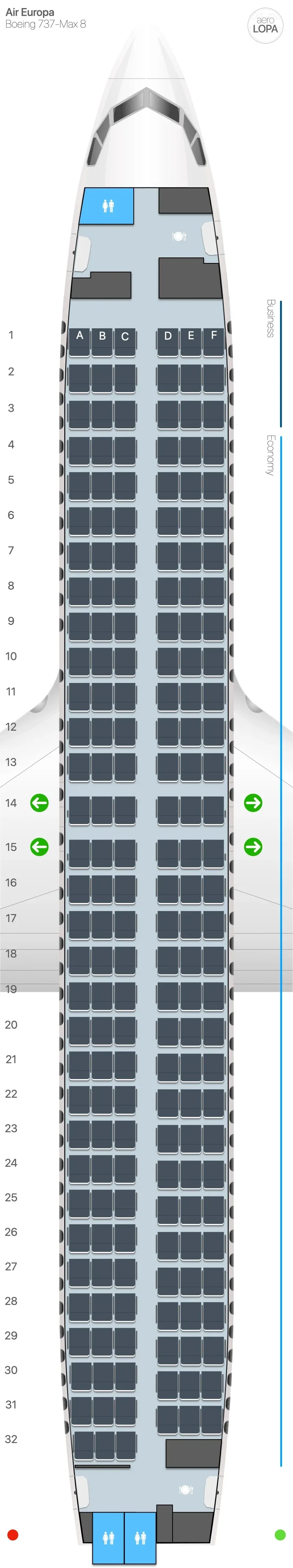 ux-7m8 seat map