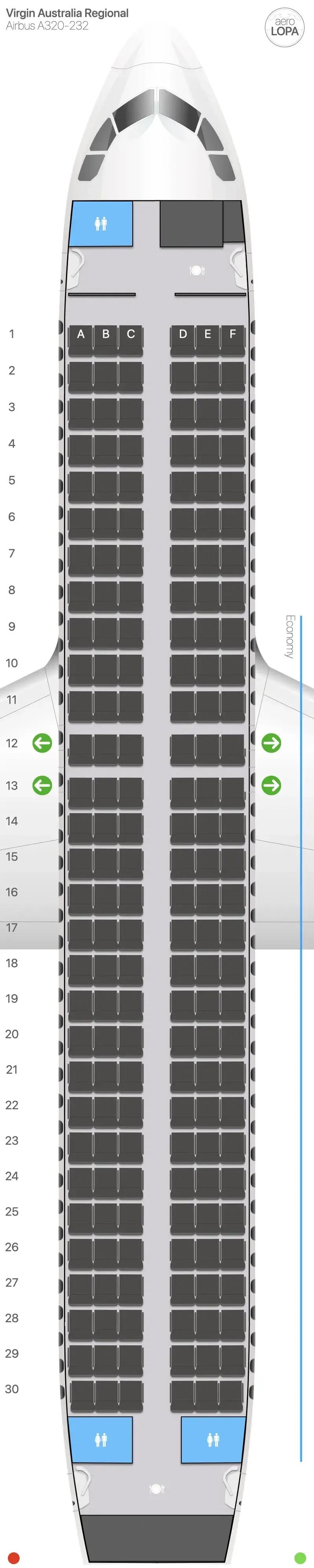 va-320 seat map