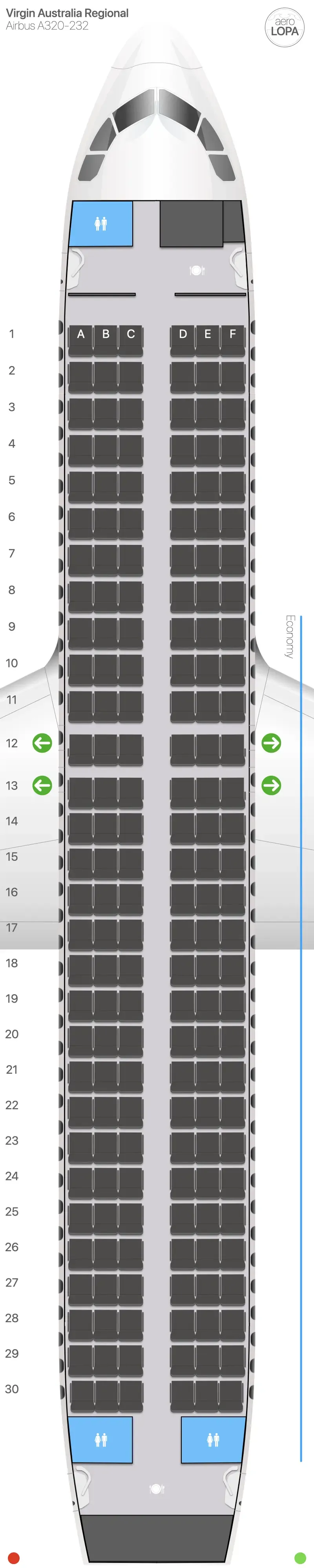va-320 seat map