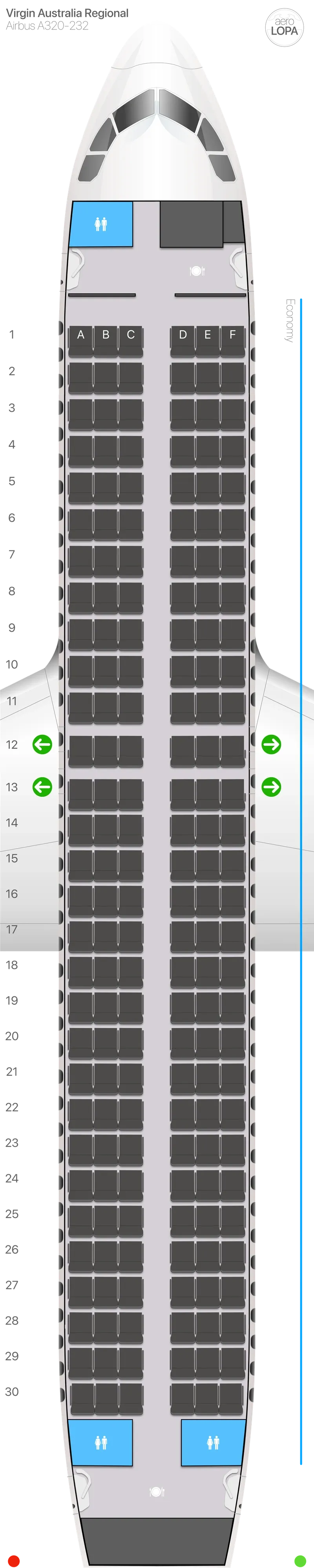 va-320 seat map