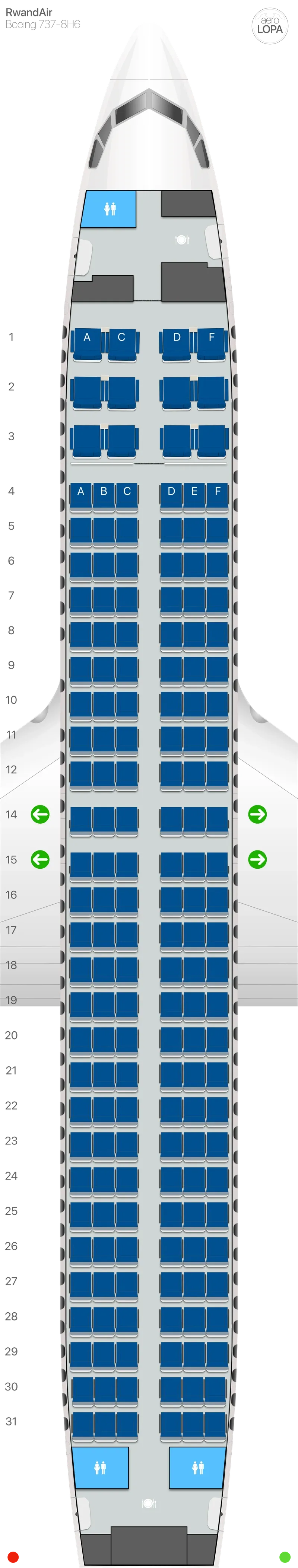 wb-738-2 seat map