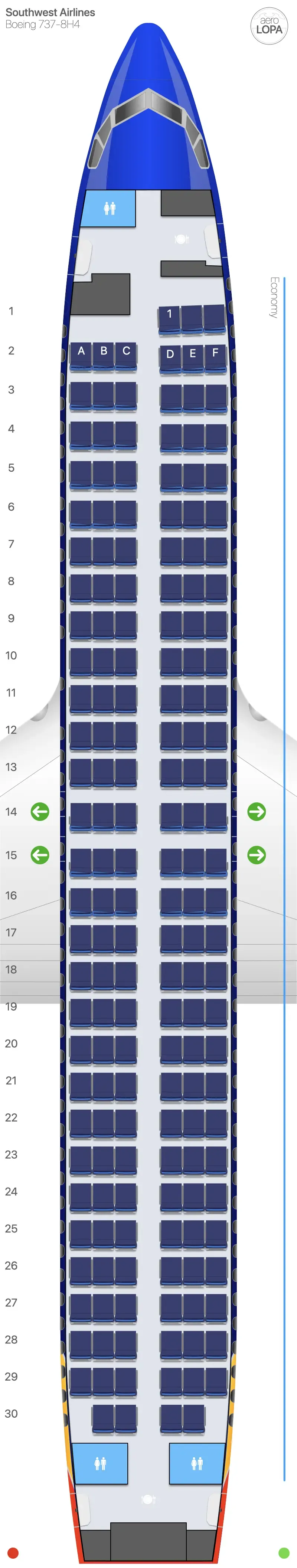 wn-738-2 seat map